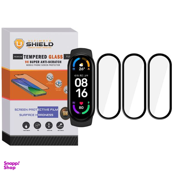 محافظ صفحه نمایش نانو آلتیمیت شیلد مدل NUL مناسب ساعت هوشمند شیائومی Mi Band 7 بسته 3 عددی