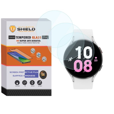 محافظ صفحه نمایش شیشه ای آلتیمیت شیلد (UltiMate Shield) مدل SH-UL مناسب ساعت Galaxy Watch 5 44mm بسته 3 عددی