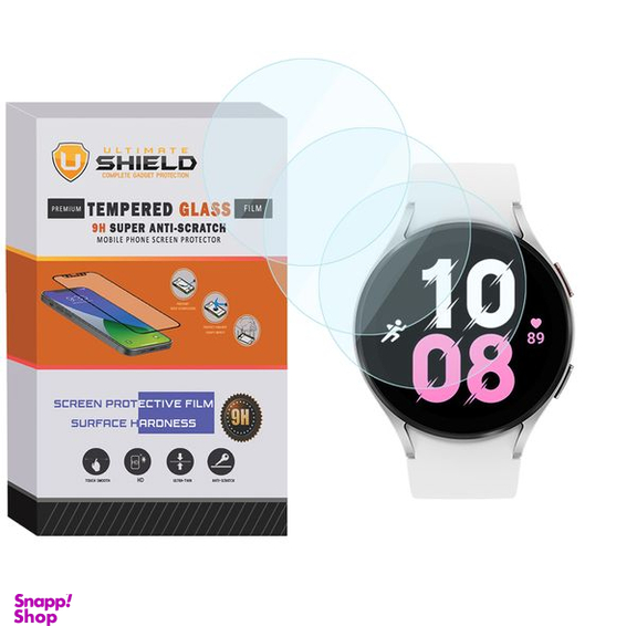 محافظ صفحه نمایش شیشه ای آلتیمیت شیلد (UltiMate Shield) مدل SH-UL مناسب ساعت Galaxy Watch 5 44mm بسته 3 عددی