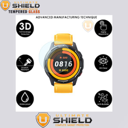 محافظ صفحه نمایش شیشه ای آلتیمیت شیلد (UltiMate Shield) مدل SH-UL مناسب ساعت سامسونگ Galaxy Gear S3 بسته 3 عددی