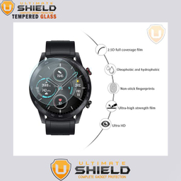 محافظ صفحه نمایش شیشه ای آلتیمیت شیلد (UltiMate Shield) مدل SH-UL مناسب ساعت سامسونگ Galaxy Gear S3 بسته 3 عددی