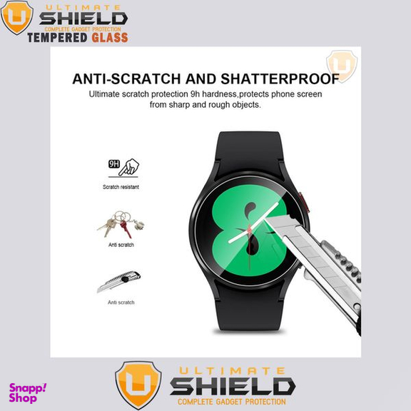 محافظ صفحه نمایش شیشه ای آلتیمیت شیلد (UltiMate Shield) مدل SH-UL مناسب ساعت سامسونگ Galaxy Gear S3 بسته 3 عددی