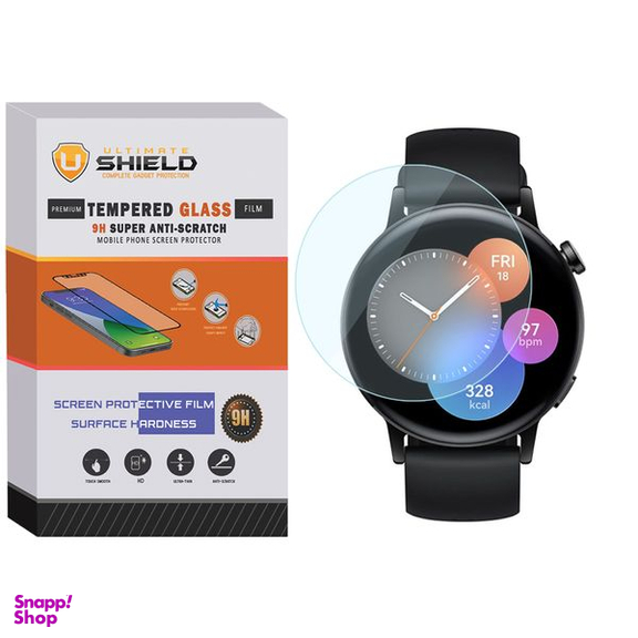 محافظ صفحه نمایش شیشه ای آلتیمیت شیلد (UltiMate Shield) مدل SH-UL مناسب ساعت هوشمند هوآوی GT3 42mm