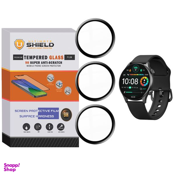 محافظ صفحه نمایش نانو آلتیمیت شیلد (UltiMate Shield) مدل NUL مناسب ساعت هوشمند Haylou Solar Plus بسته 3 عددی