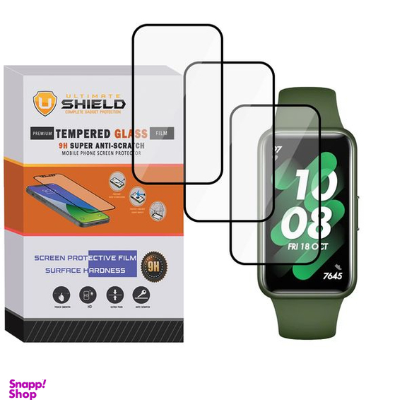 محافظ صفحه نمایش نانو آلتیمیت شیلد (UltiMate Shield) مدل NUL مناسب ساعت هوشمند هوآوی Band 7 بسته 3 عددی