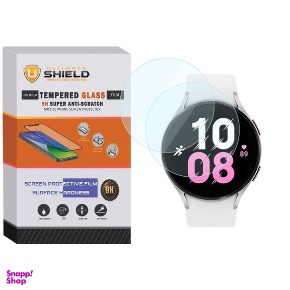 محافظ صفحه نمایش شیشه ای آلتیمیت شیلد (UltiMate Shield) مدل SH-UL مناسب ساعت Galaxy Watch 5 40mm بسته 2 عددی