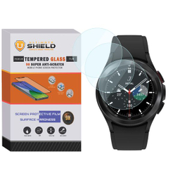 محافظ صفحه نمایش شیشه ای آلتیمیت شیلد مدل SH-UL مناسب ساعت سامسونگ Galaxy Watch 4 Classic 46mm بسته 3 عددی