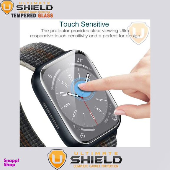 محافظ صفحه نمایش شیشه ای آلتیمیت شیلد (UltiMate Shield) مدل SH-UL مناسب ساعت هوشمند N8 Ultra Plus