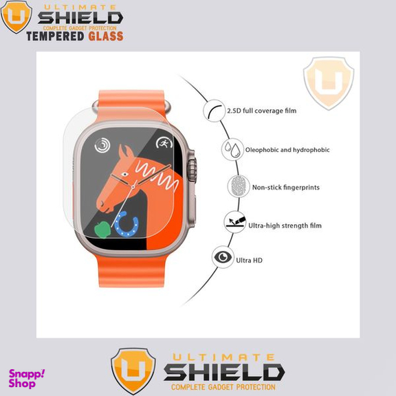 محافظ صفحه نمایش شیشه ای آلتیمیت شیلد (UltiMate Shield) مدل SH-UL مناسب ساعت هوشمند N8 Ultra Plus