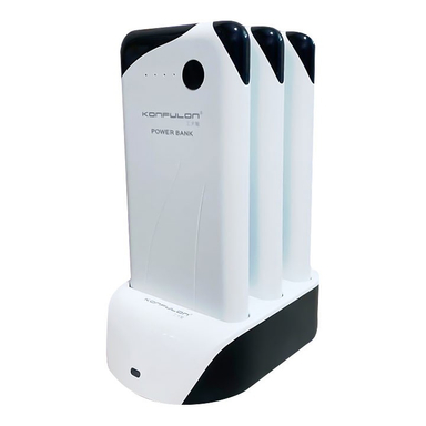 شارژر همراه کانفلون (Konfulon) مدل PS-01 ظرفیت 10000 میلی آمپر ساعت بسته 3 عددی