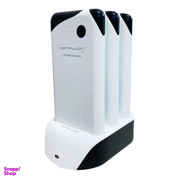 شارژر همراه کانفلون (Konfulon) مدل PS-01 ظرفیت 10000 میلی آمپر ساعت بسته 3 عددی