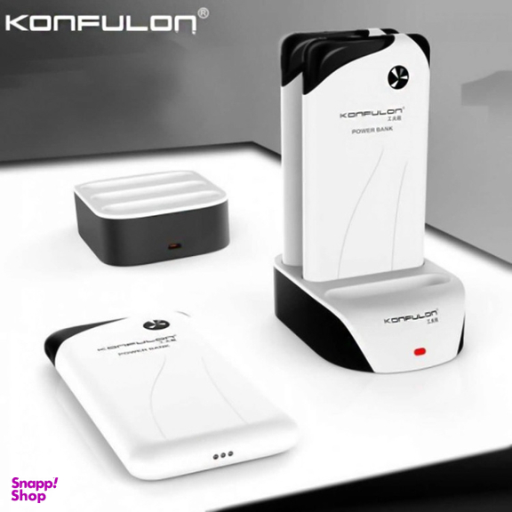 شارژر همراه کانفلون (Konfulon) مدل PS-01 ظرفیت 10000 میلی آمپر ساعت بسته 3 عددی