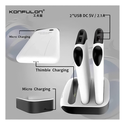 شارژر همراه کانفلون (Konfulon) مدل PS-01 ظرفیت 10000 میلی آمپر ساعت بسته 3 عددی
