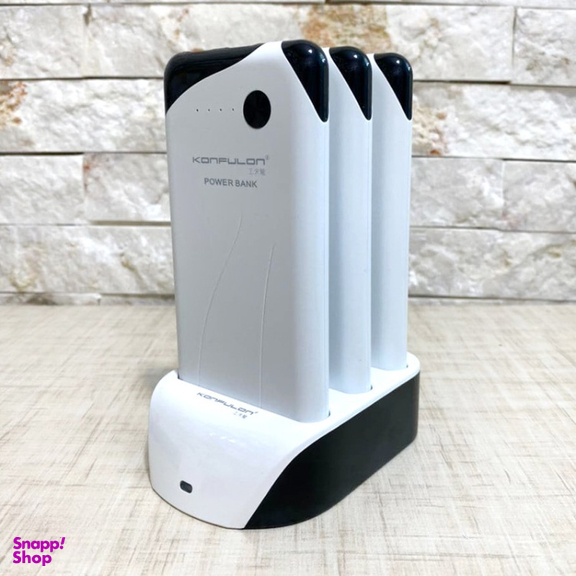 شارژر همراه کانفلون (Konfulon) مدل PS-01 ظرفیت 10000 میلی آمپر ساعت بسته 3 عددی