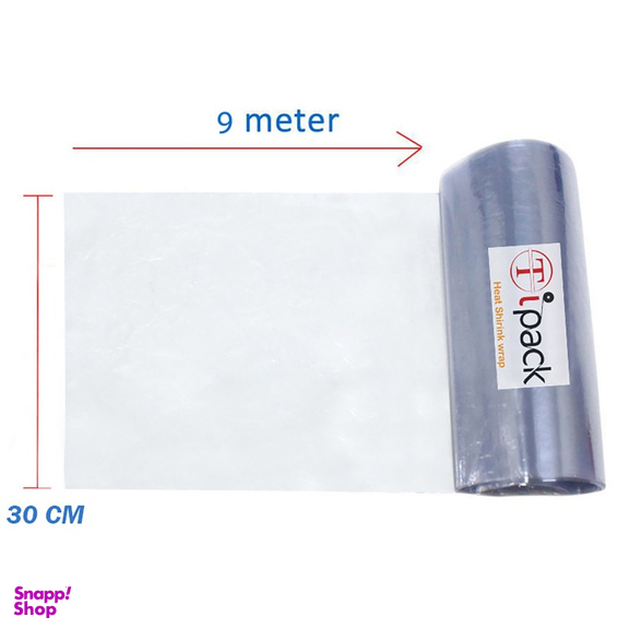 شیرینگ بسته بندی (پلاستیک حرارتی) تی پک عرض 30 سانتی متر و طول 9 متر