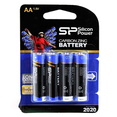 باتری قلمی سیلیکون پاور (Silicon Power) مدل SP AA بسته 4 عددی