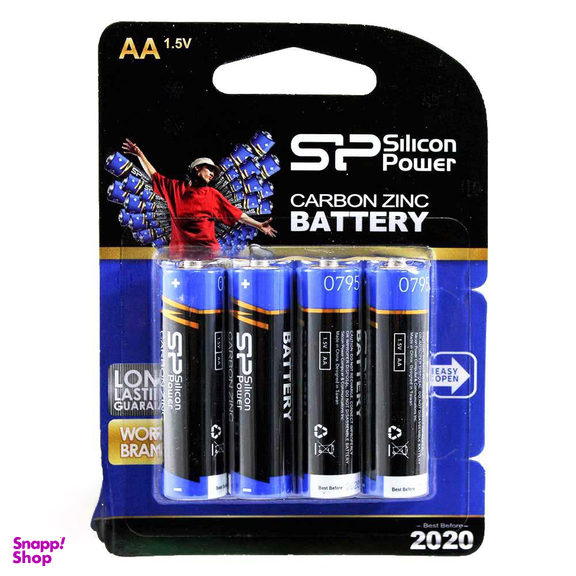 باتری قلمی سیلیکون پاور (Silicon Power) مدل SP AA بسته 4 عددی
