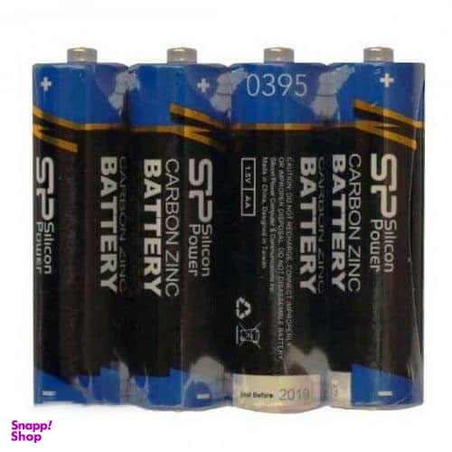 باتری قلمی سیلیکون پاور (Silicon Power) مدل Carbon Zin بسته 4 عددی
