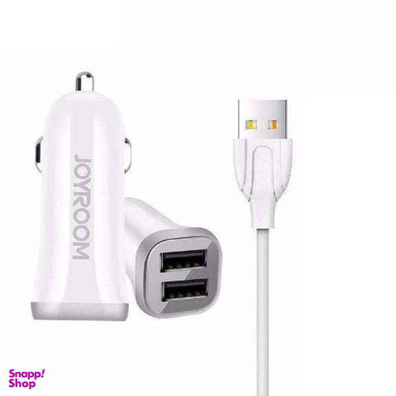 شارژر فندکی جوی روم (Joyroom) مدل C-M216 به همراه کابل میکرو یو اس بی