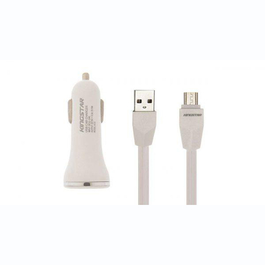 شارژر فندکی کینگ استار (King Star) مدل K23 A به همراه کابل MicroUSB