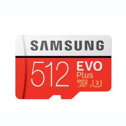 کارت حافظه‌ MicroSDXC سامسونگ مدل Evo Plus کلاس 10 UHS-I U3 سرعت 100MBps ظرفیت 512 گیگابایت به همراه آداپتور SD