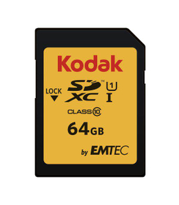 کارت حافظه SDXC کداک (Kodak) مدل Premium کلاس 10 استاندارد U1 سرعت 85MBps ظرفیت 64 گیگابایت