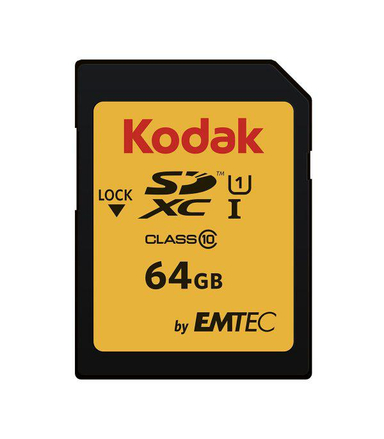 کارت حافظه SDXC کداک (Kodak) مدل Premium کلاس 10 استاندارد U1 سرعت 85MBps ظرفیت 64 گیگابایت