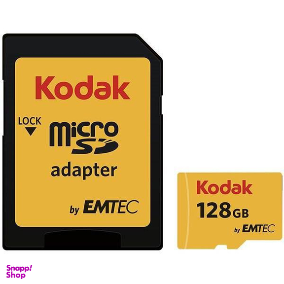 کارت حافظه MicroSDXC امتک کداک (Kodak) کلاس 10 UHS-I U1 سرعت 85MBps 580X همراه با آداپتور SD ظرفیت 128 گیگابایت