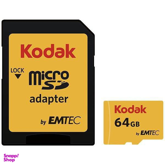 کارت حافظه MicroSDXC امتک کداک (Kodak) کلاس 10 استاندارد UHS-I U1 سرعت 85MBps 580X به همراه آداپتور SD ظرفیت 64 گیگابایت