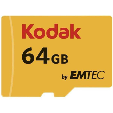 کارت حافظه MicroSDXC امتک کداک (Kodak) کلاس 10 استاندارد UHS-I U1 سرعت 85MBps 580X به همراه آداپتور SD ظرفیت 64 گیگابایت