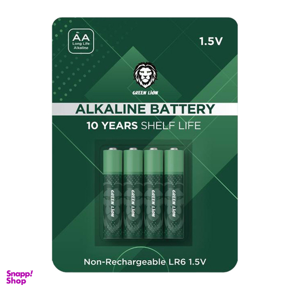 باتری قلمی گرین لاین (Green Lion) مدل NCharge بسته چهار عددی