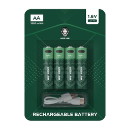 باتری قلمی گرین لاین (Green Lion) مدل Charge بسته چهار عددی