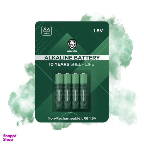 باتری نیم قلمی گرین لاین (Green Lion) مدل MiniNCharge بسته چهار عددی