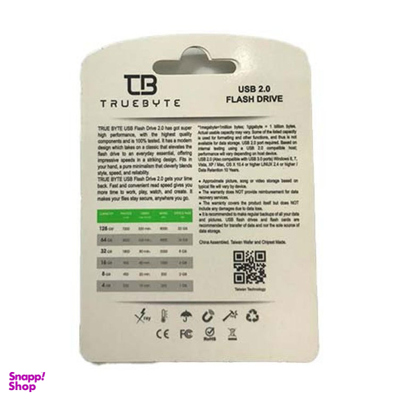 فلش مموری تروبایت (Truebyte) مدل Trust ظرفیت 8 گیگابایت