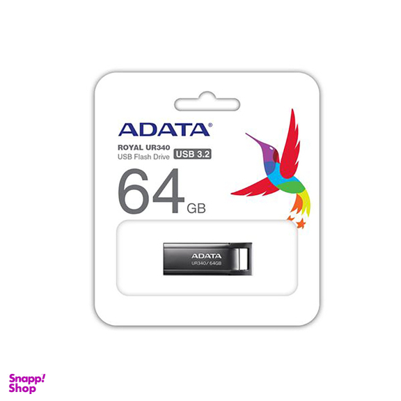 فلش مموری ای دیتا (Adata) مدل UR340 ظرفیت 64 گیگابایت