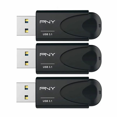 فلش مموری پی ان وای (PNY) مدل Attache 4 ظرفیت 32 گیگابایت بسته 3 عددی
