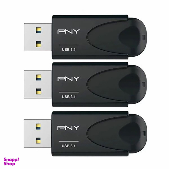 فلش مموری پی ان وای (PNY) مدل Attache 4 ظرفیت 32 گیگابایت بسته 3 عددی