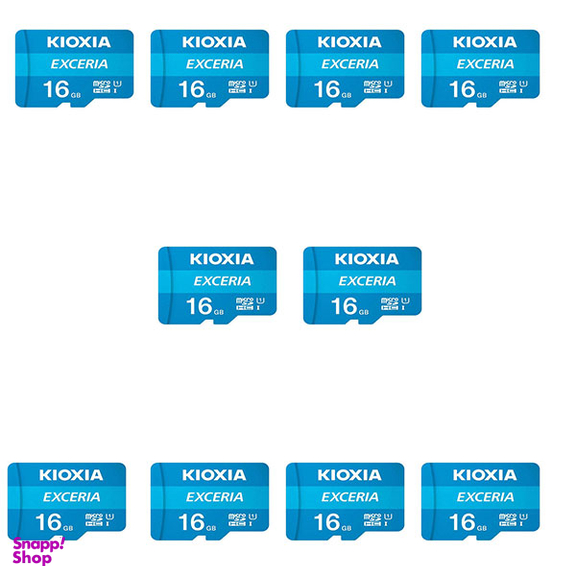 کارت حافظه‌ microSDXC کیوکسیا (Kioxia) مدل U1کلاس 10 استاندارد UHS-I U1 سرعت 100MBps ظرفیت 16 گیگابایت بسته 10 عددی