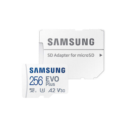 کارت حافظه microSDXC سامسونگ مدل Evo Plus کلاس 10 استاندارد UHS-I U3 سرعت 130MBps همراه با آداپتور SD ظرفیت 256 گیگابایت