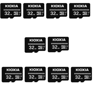 کارت حافظه‌ microSDXC کیوکسیا (Kioxia) مدل u1 کلاس 10 استاندارد UHS-I U1 سرعت 100MBps ظرفیت 32 گیگابایت بسته 10 عددی