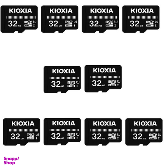 کارت حافظه‌ microSDXC کیوکسیا (Kioxia) مدل u1 کلاس 10 استاندارد UHS-I U1 سرعت 100MBps ظرفیت 32 گیگابایت بسته 10 عددی