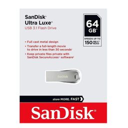 فلش مموری سن دیسک مدل cz74 Ultra Luxe ظرفیت 64 گیگابایت