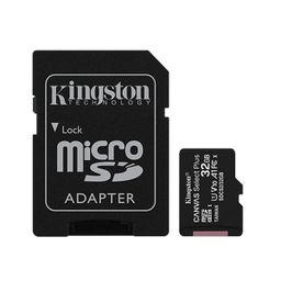 کارت حافظه microSDHC کینگستون مدل Canvas Plus کلاس 10 استاندارد UHS-I U1 سرعت 100MBps ظرفیت 32 گیگابایت به همراه آداپتور SD