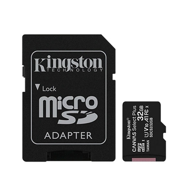 کارت حافظه microSDHC کینگستون مدل Canvas Plus کلاس 10 استاندارد UHS-I U1 سرعت 100MBps ظرفیت 32 گیگابایت به همراه آداپتور SD