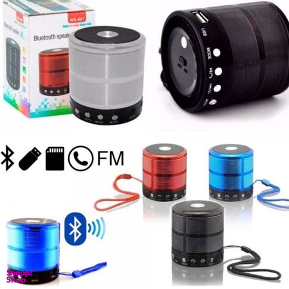 اسپیکر بلوتوثی قابل حمل مدل mini ws-887
