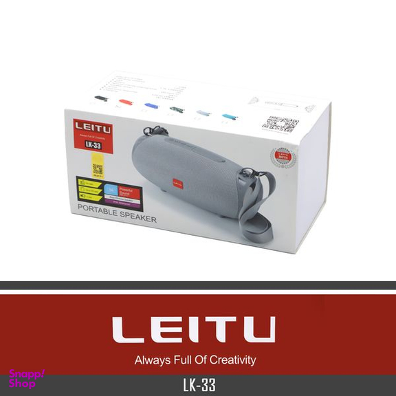 اسپیکر بلوتوثی قابل حمل لیتو (Leitu) مدل LK-33