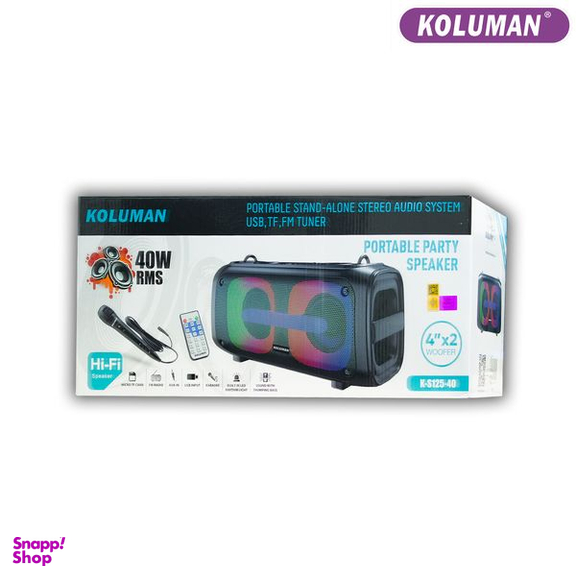 اسپیکر قابل حمل کلومن (Koluman) مدل K - S125 - 40