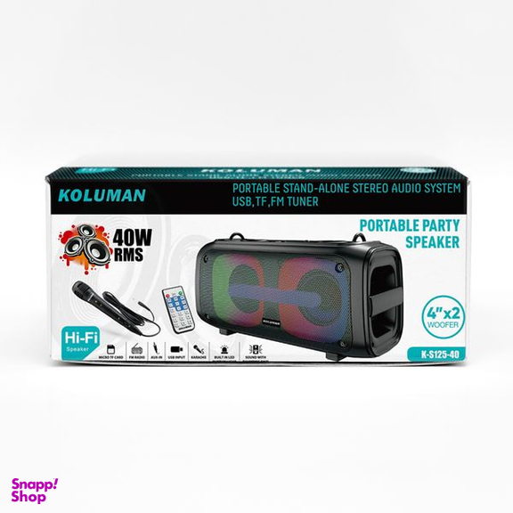 اسپیکر قابل حمل کلومن (Koluman) مدل K - S125 - 40
