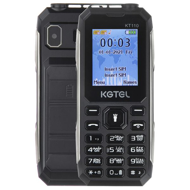 گوشی موبایل کاجیتل (KGTEL) مدل KT110 دو سیم کارت ظرفیت 64 مگابایت و رم 32 مگابایت