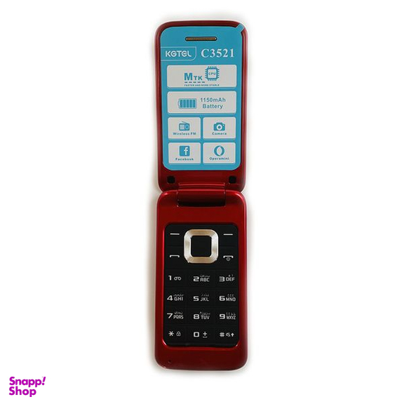 گوشی موبایل کاجیتل (KGTEL) مدل C3521 دو سیم‌ کارت ظرفیت 32 مگابایت و رم 32 مگابایت